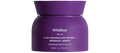 Purple skincare jar with 'Wildfleur' branding on a white background