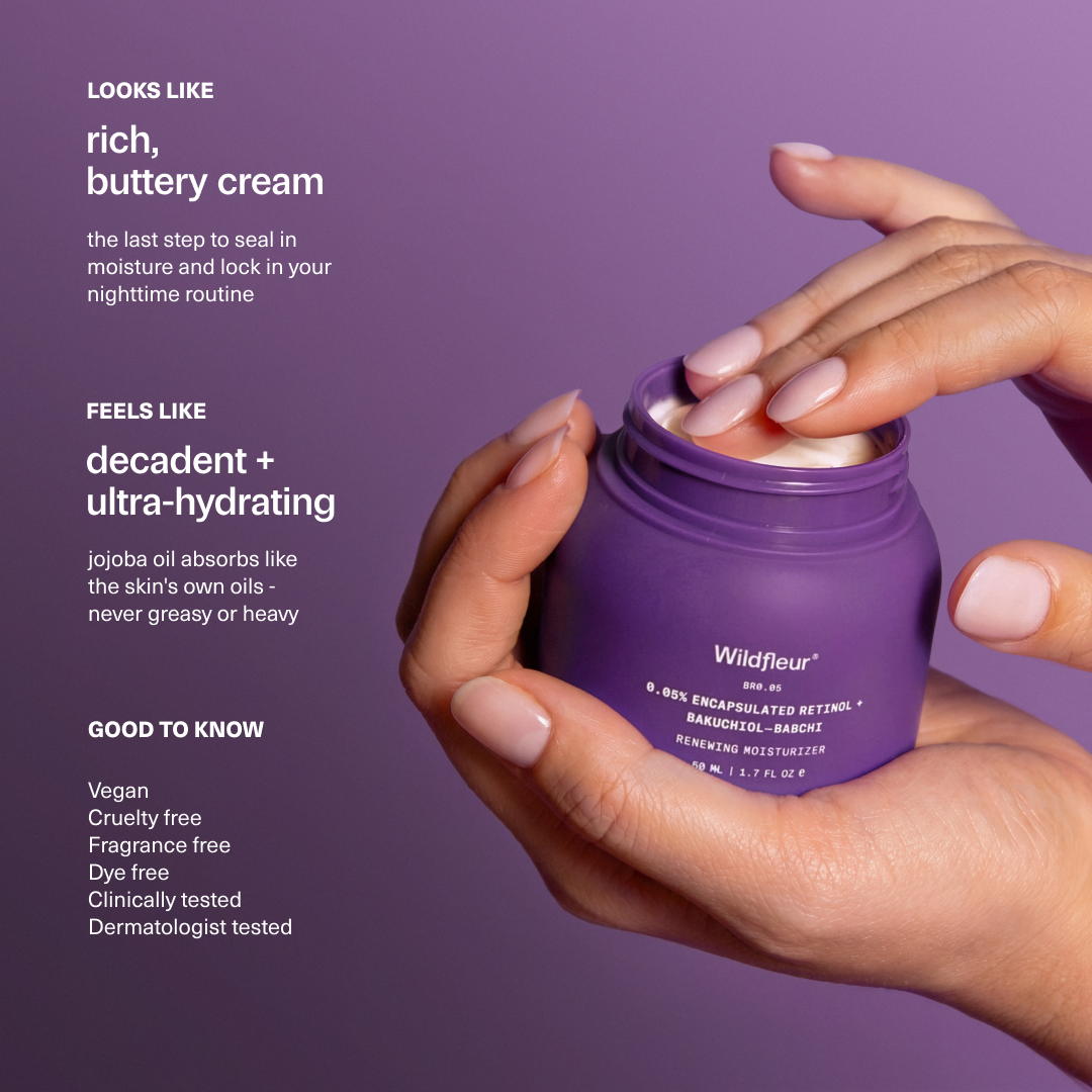 BR0.05 Encapsulated Retinol 0.05% + Bakuchiol Renewing Moisturizer