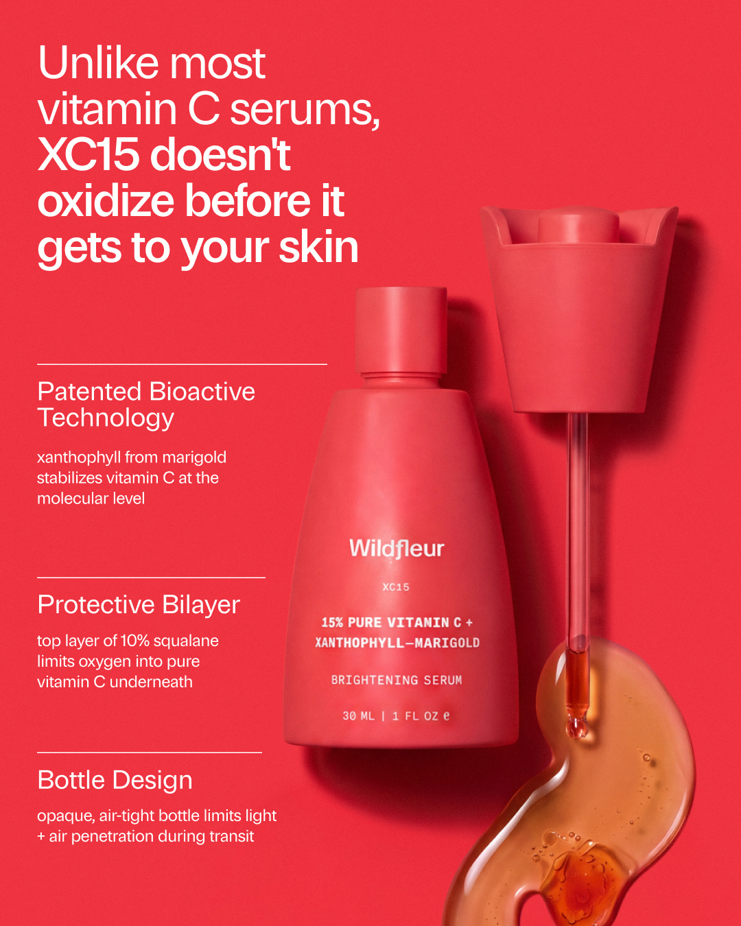 15% Pure Vitamin C + Xanthophyll - Marigold Brightening Serum